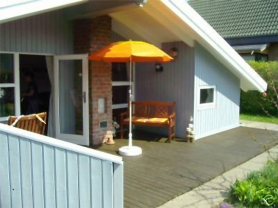 Terrasse Ferienhaus Solvej